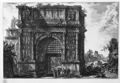 Veduta des Bogens von Benevento im Königreich Neapel von Giovanni Battista Piranesi